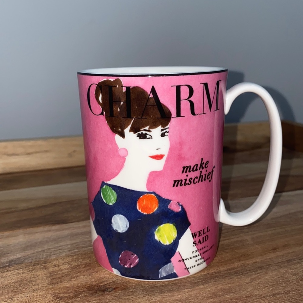 kate spade lenox make mischief mug